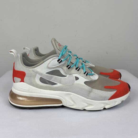 Nike Air Max 270 React Light Beige Chalk Running Sneakers Shoes Men\'s 11.5 main image 8